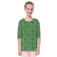 St Patricks Day Kids  Quarter Sleeve Raglan Tee