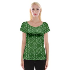 St Patricks Day Cap Sleeve Top by Valentinaart