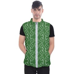 St Patricks Day Men s Puffer Vest by Valentinaart