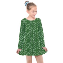 St Patricks Day Kids  Long Sleeve Dress