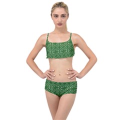 St Patricks Day Layered Top Bikini Set by Valentinaart