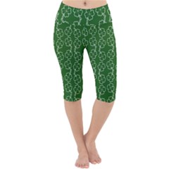 St Patricks Day Lightweight Velour Cropped Yoga Leggings