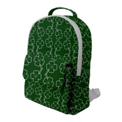 St Patricks Day Flap Pocket Backpack (large) by Valentinaart