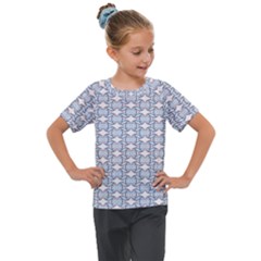 Digital Stars Kids  Mesh Piece Tee