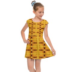 Digital Illusion Kids  Cap Sleeve Dress