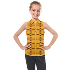 Digital Illusion Kids  Sleeveless Polo Tee