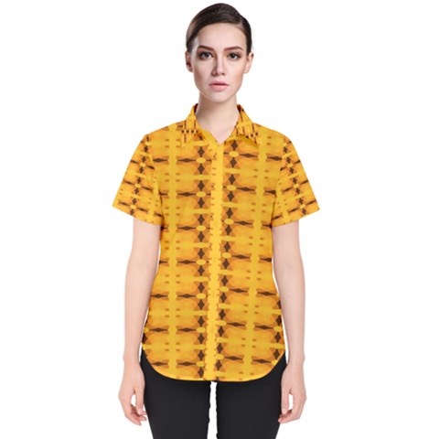 Digital Illusion Women s Short Sleeve Shirt by Sparkle