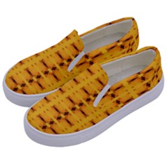 Digital Illusion Kids  Canvas Slip Ons by Sparkle