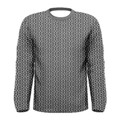 Black And White Triangles Men s Long Sleeve Tee by Sparkle