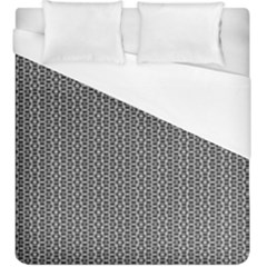 Black And White Triangles Duvet Cover (king Size) by Sparkle