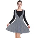 Black And White Triangles Plunge Pinafore Dress View1