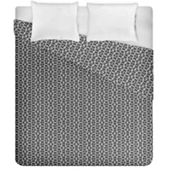 Black And White Triangles Duvet Cover Double Side (california King Size)