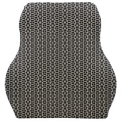 Black And White Triangles Car Seat Velour Cushion  by Sparkle