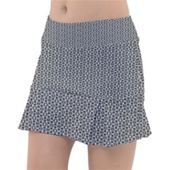 Black And White Triangles Tennis Skorts by Sparkle