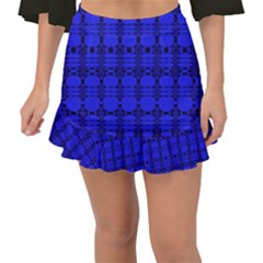 Digital Illusion Fishtail Mini Chiffon Skirt by Sparkle