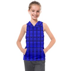 Digital Illusion Kids  Sleeveless Hoodie