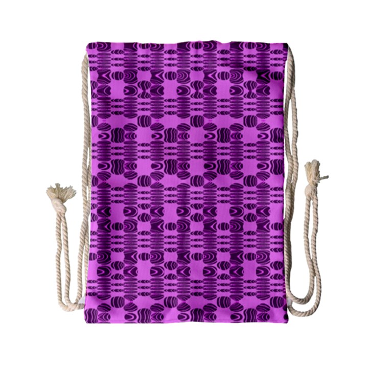 Digital Violet Drawstring Bag (Small)