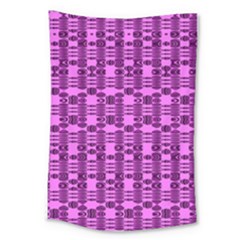 Digital Violet Large Tapestry by Sparkle