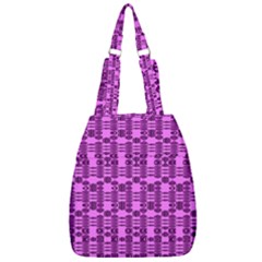 Digital Violet Center Zip Backpack by Sparkle