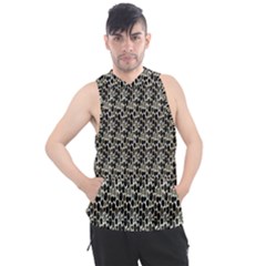 Digital Mandale Men s Sleeveless Hoodie