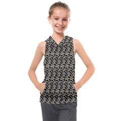 Digital Illusion Kids  Sleeveless Hoodie by Sparkle