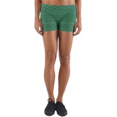 Digital Waves Yoga Shorts