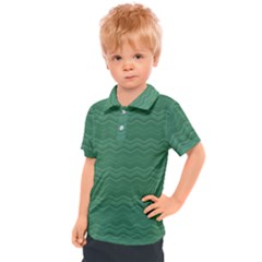 Digital Flowers Kids  Polo Tee