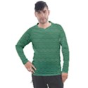 Digital Waves Men s Pique Long Sleeve Tee View1