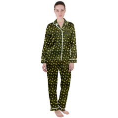 Digital Mandale Satin Long Sleeve Pyjamas Set by Sparkle