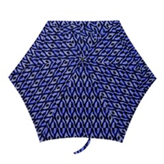 Blue Diamonds Mini Folding Umbrellas by Sparkle