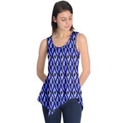 Blue Diamonds Sleeveless Tunic