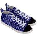 Blue Diamonds Men s Mid-Top Canvas Sneakers View3