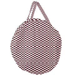 Red Sparks Giant Round Zipper Tote by Sparkle