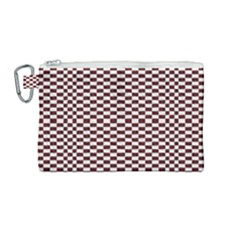 Red Sparks Canvas Cosmetic Bag (medium)