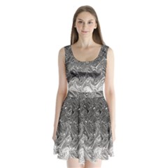 Grey Glow Cartisia Split Back Mini Dress 