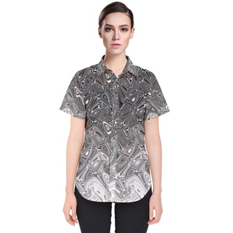 Grey Glow Cartisia Women s Short Sleeve Shirt by Sparkle