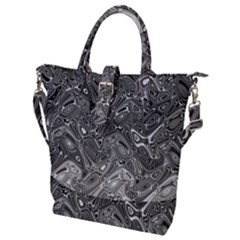 Grey Glow Cartisia Buckle Top Tote Bag by Sparkle