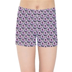 Flowers Pattern Kids  Sports Shorts