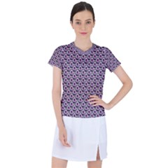 Flowers Pattern Women s Sports Top