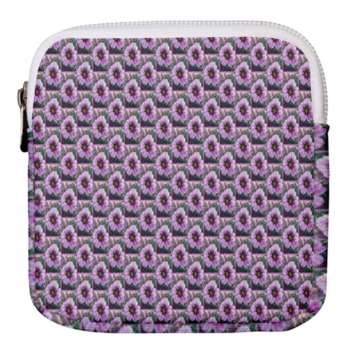 Flowers Pattern Mini Square Pouch