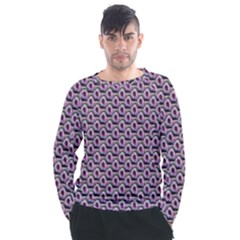 Flowers Pattern Men s Long Sleeve Raglan Tee