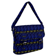 Blue Illusion Buckle Messenger Bag by Sparkle