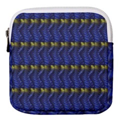 Blue Illusion Mini Square Pouch by Sparkle