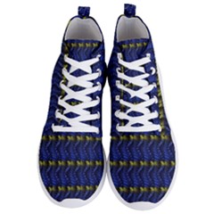 Geometric Balls Men s Lightweight High Top Sneakers by Sparkle