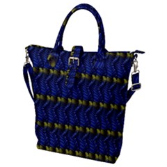 Geometric Balls Buckle Top Tote Bag by Sparkle