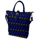 Geometric Balls Buckle Top Tote Bag View1