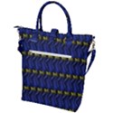 Geometric Balls Buckle Top Tote Bag View2