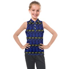 Geometric Balls Kids  Sleeveless Polo Tee