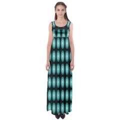 Mandala Pattern Empire Waist Maxi Dress