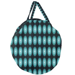 Mandala Pattern Giant Round Zipper Tote by Sparkle